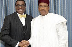 Le président Akinwumi Adesina à Niamey : « La BAD est aux côtés du Niger pour accélérer son développement »